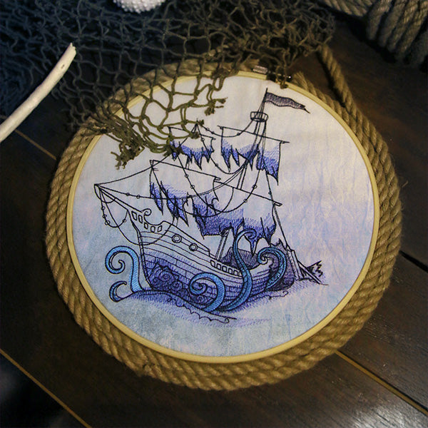 Ocean Blue - Sunken Ship