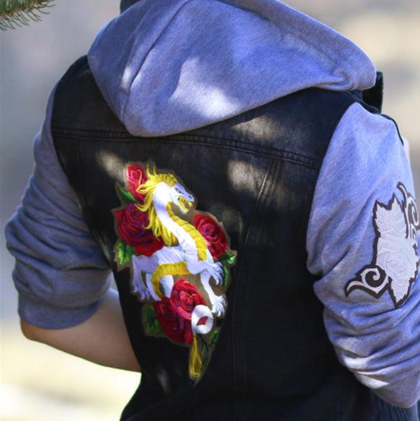 Fierce Floral Dragon