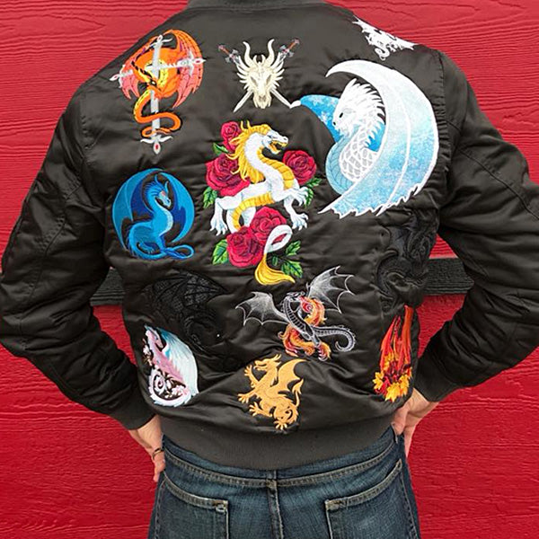 Fierce Floral Dragon