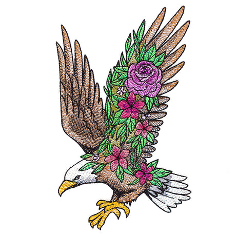 Eagle in Flowers