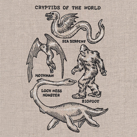 Cryptids of the World Collage