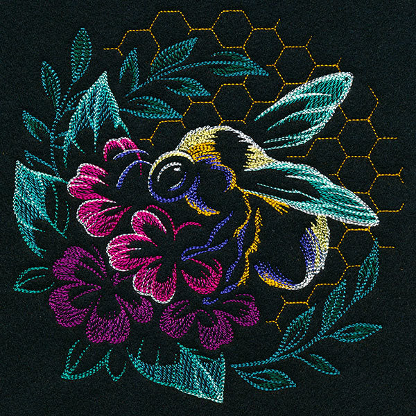 Modern Bee in Blooms