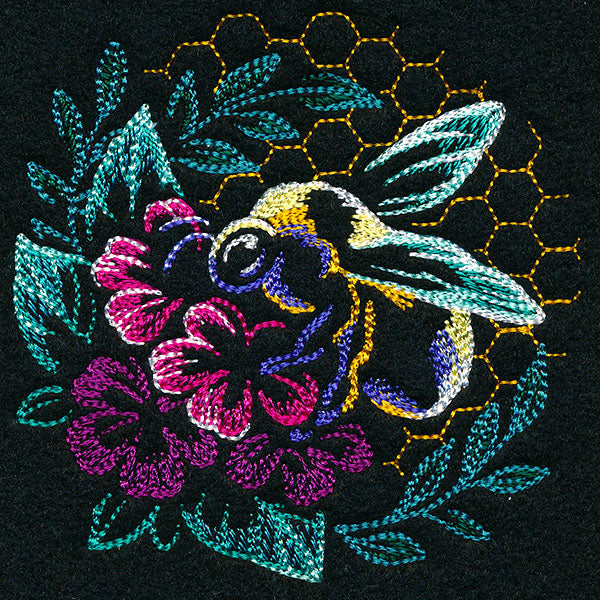 Modern Bee in Blooms