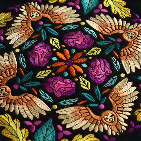 Owl Kaleidoscope Square