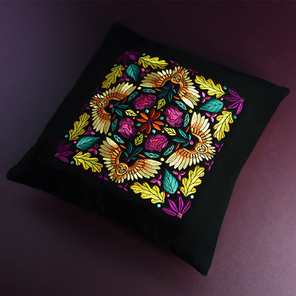Owl Kaleidoscope Square