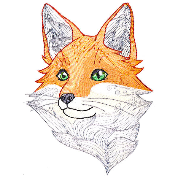 Swirling Wild Fox