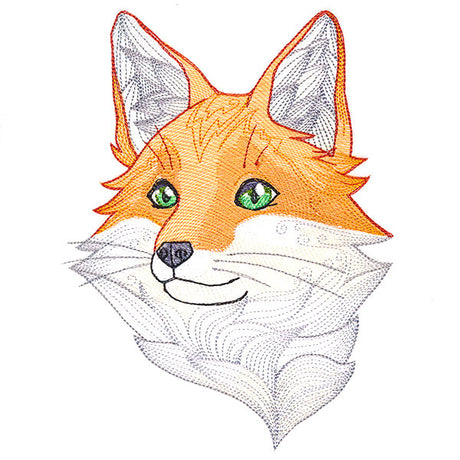 Swirling Wild Fox