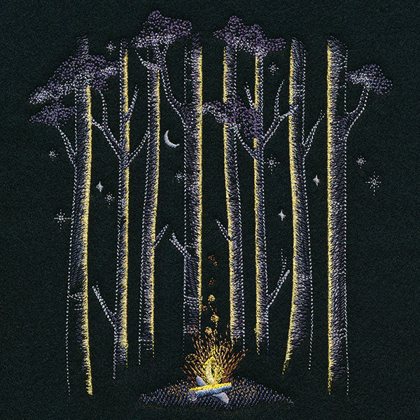 Glowing Midnight Forest