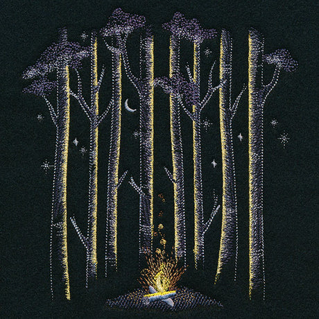 Glowing Midnight Forest