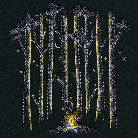 Glowing Midnight Forest