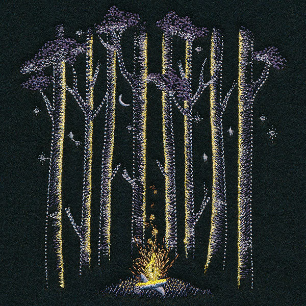 Glowing Midnight Forest