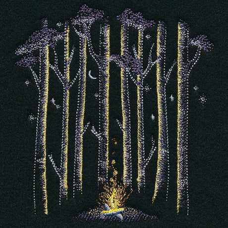 Glowing Midnight Forest