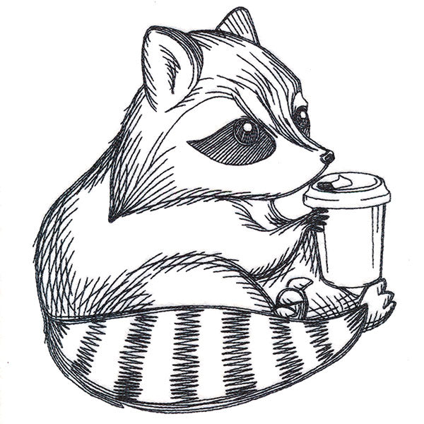 Java Loving Raccoon