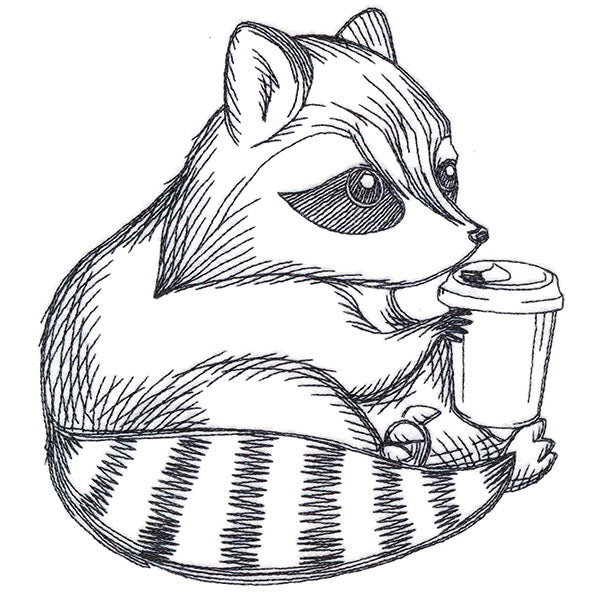 Java Loving Raccoon