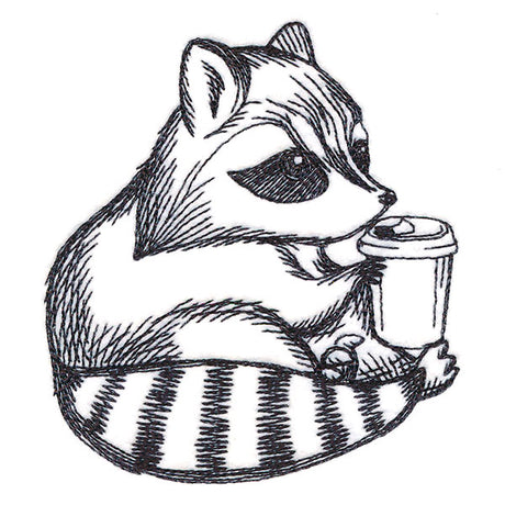Java Loving Raccoon