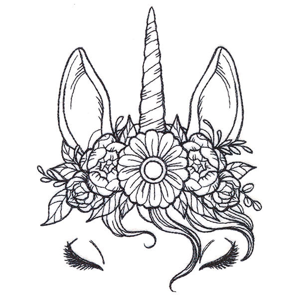 Majestic Unicorn Face