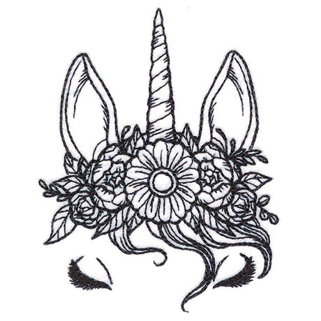 Majestic Unicorn Face