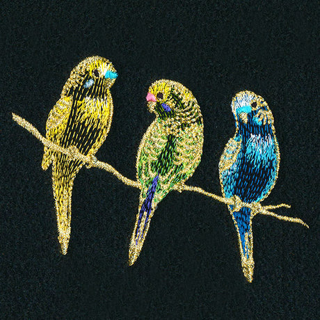 Three Tweet Parakeets