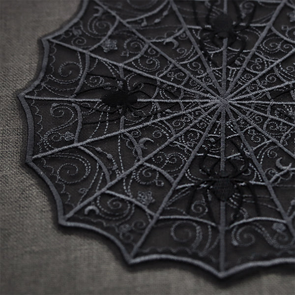 Intricate Spiderweb Doily (Freestanding Organza)