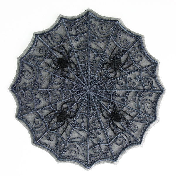 Intricate Spiderweb Doily (Freestanding Organza)