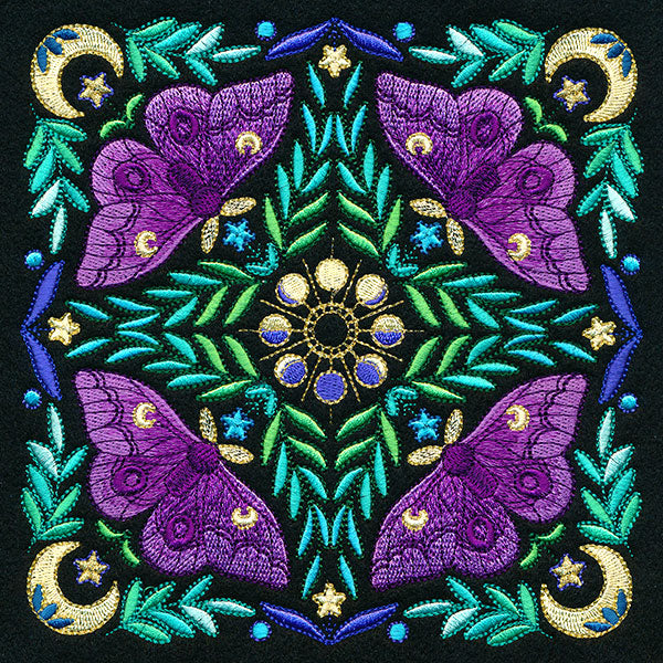 Moth Kaleidoscope Square