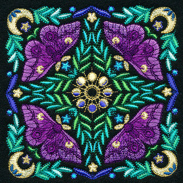 Moth Kaleidoscope Square