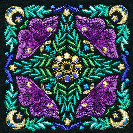 Moth Kaleidoscope Square