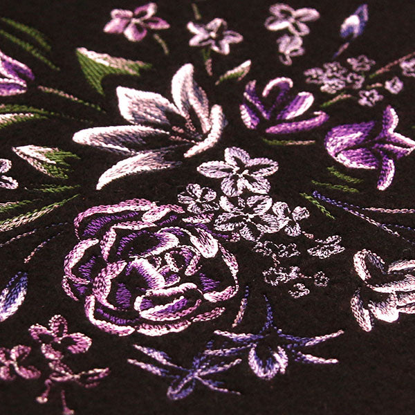 Elegant Midnight Blooms