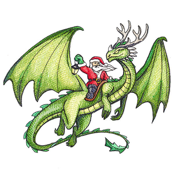 Santa and His Christmas Dragon