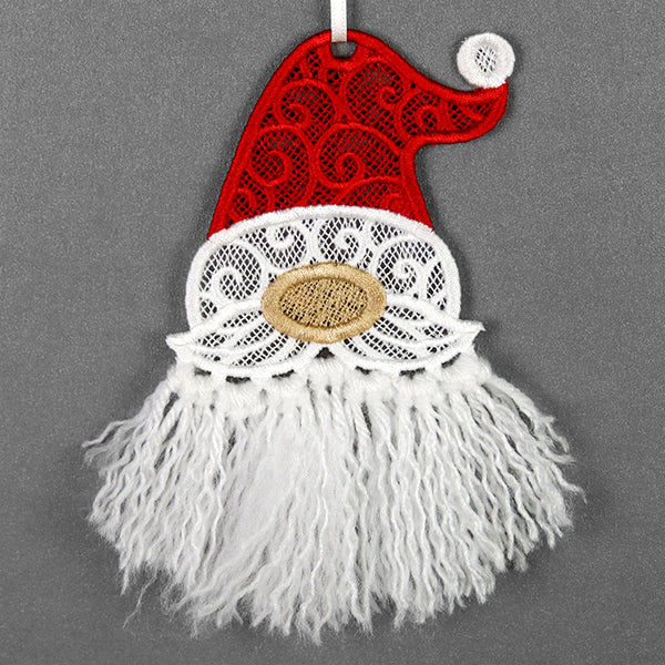 Jolly Ol' Gnome Ornament (Lace)