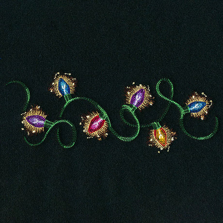 Light and Bright Christmas Border