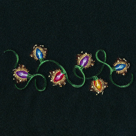 Light and Bright Christmas Border