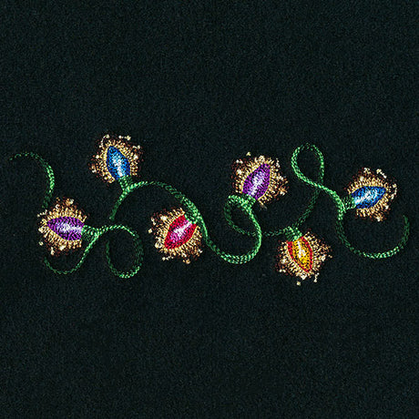 Light and Bright Christmas Border