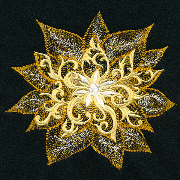 Gilded Christmas Poinsettia