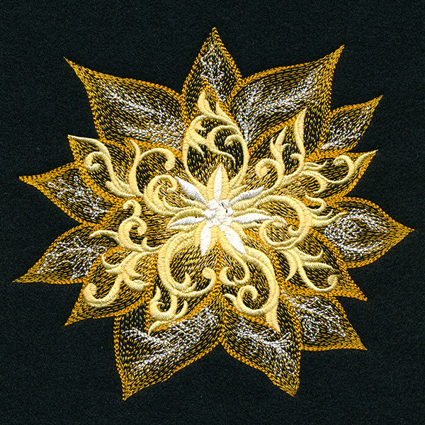 Gilded Christmas Poinsettia