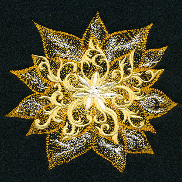 Gilded Christmas Poinsettia