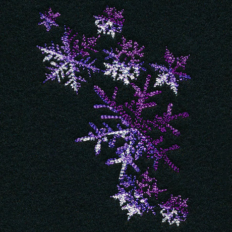 Flurry of Color Snowflakes