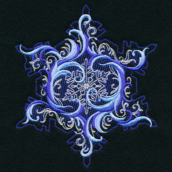 Fanciful Winter Snowflake