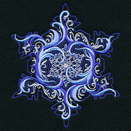 Fanciful Winter Snowflake