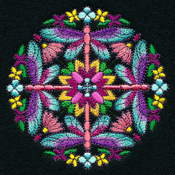Dragonfly Kaleidoscope Feature