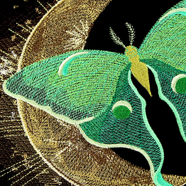 Moonlit Glow Luna Moth