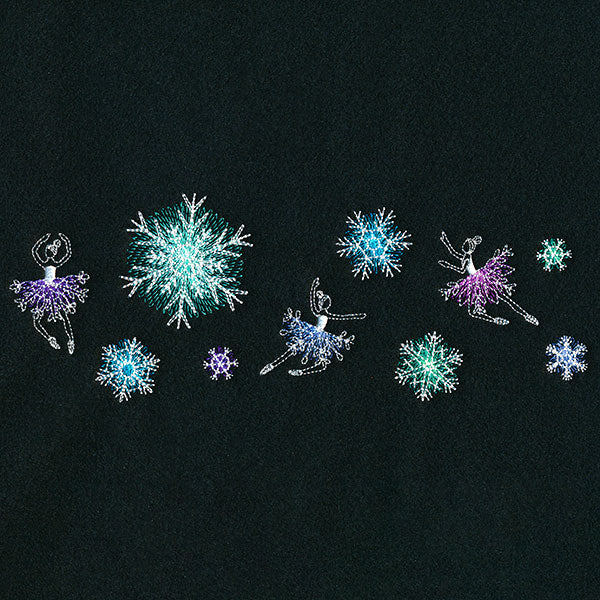 Winter Ballerinas Border