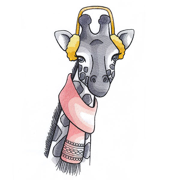 All Bundled Up Giraffe