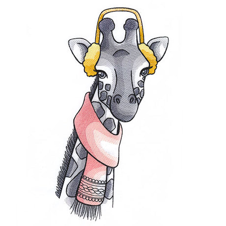 All Bundled Up Giraffe