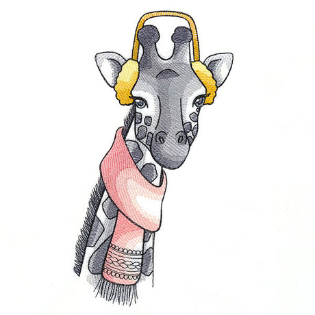 All Bundled Up Giraffe
