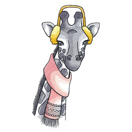 All Bundled Up Giraffe