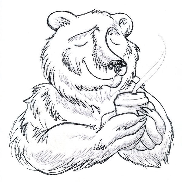 Cozy Coffee Bear