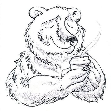 Cozy Coffee Bear