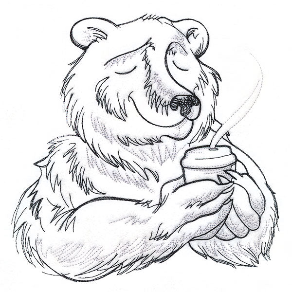 Cozy Coffee Bear