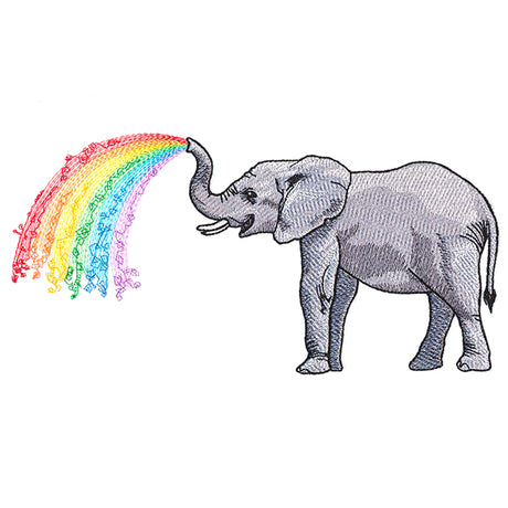 Wild Rainbow Elephant